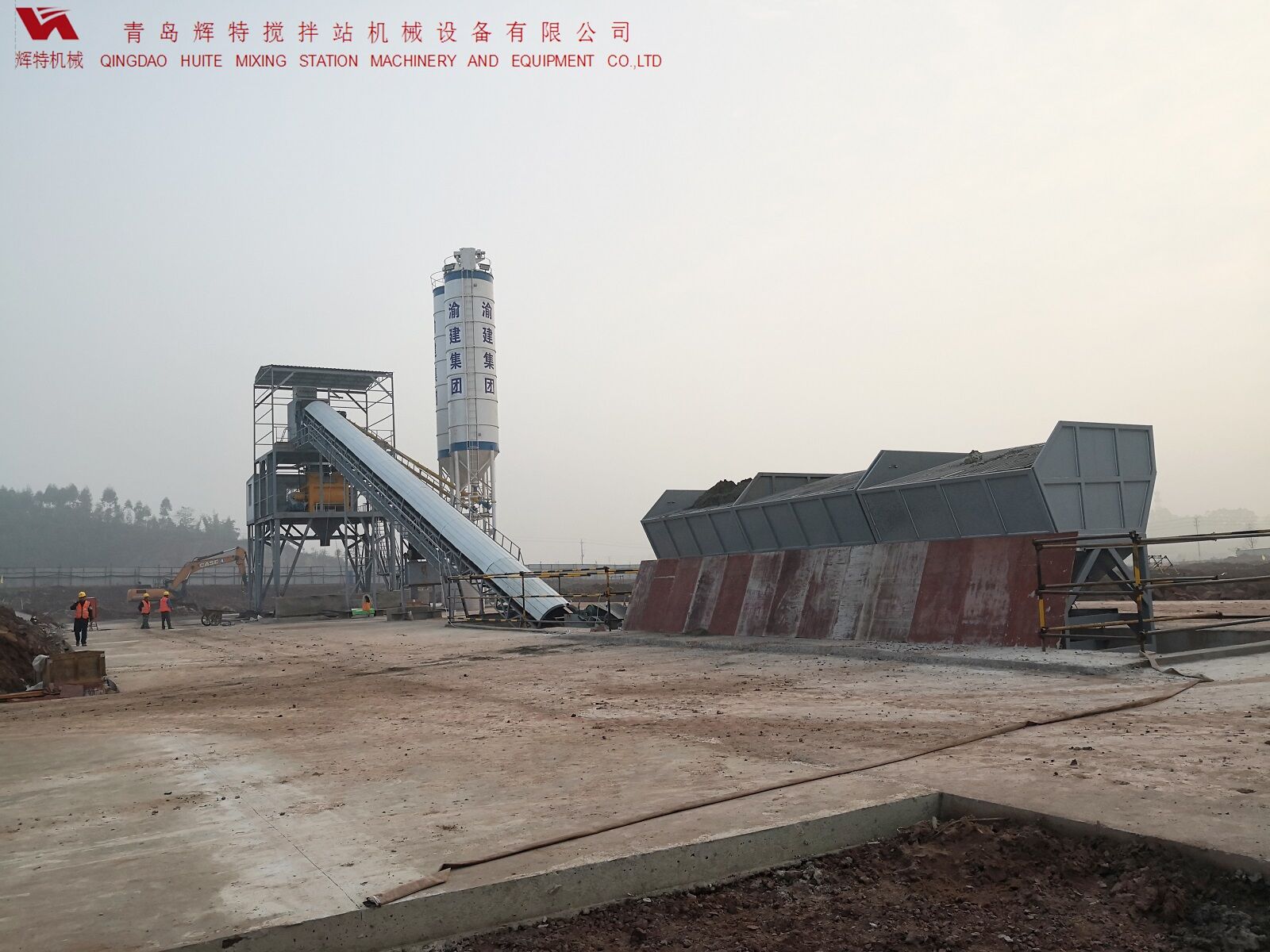 輝特混凝土攪拌站HZS120---整機(jī)造型美觀大方 輝特混凝土攪拌站HZS120---整機(jī)造型美觀大方