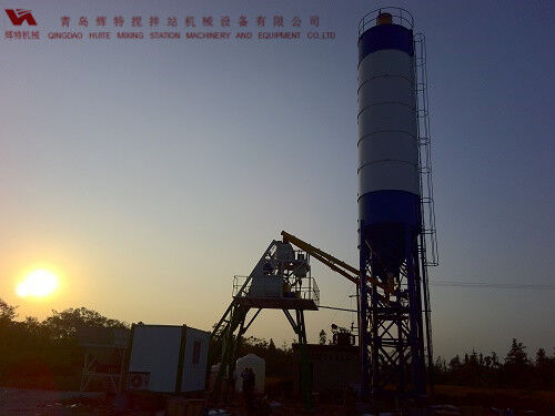 攪拌站HZS35易損件少，維護簡單，運行費用低