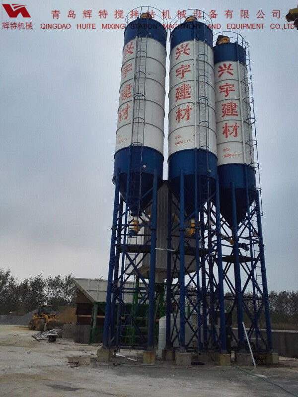 輝特攪拌站HZS75特別適合于干硬性、半干硬性混凝土的生產(chǎn)