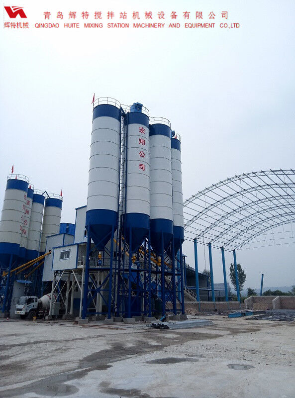 輝特混凝土攪拌站HZS120---直觀的操作畫面，簡(jiǎn)單易懂