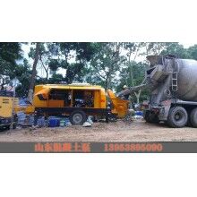 濟南商河-車載式強制攪拌拖泵-服務(wù)全面