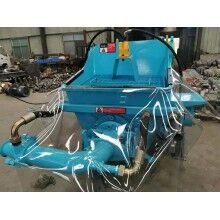 GYP-90Ⅱ液壓泵送濕噴機相比第一代泵送壓力高，輸送距離遠